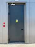 Drzwi stalowe 300x130cm kolor RAL7016 REI60
