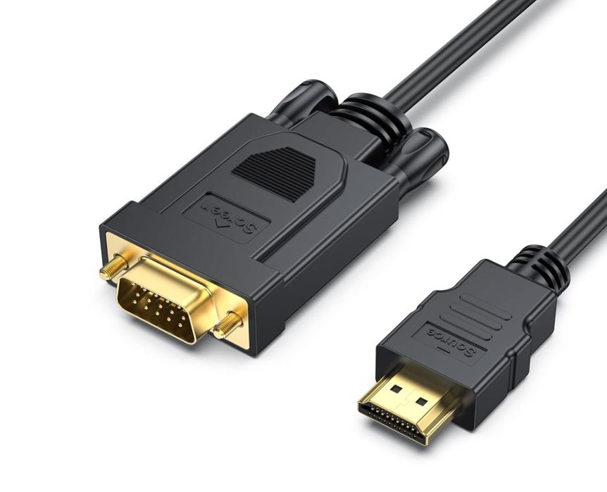 BENFEI Shuliancable Kabel HDMI–VGA dł. 1,8 m z pozłacanymi wtykami