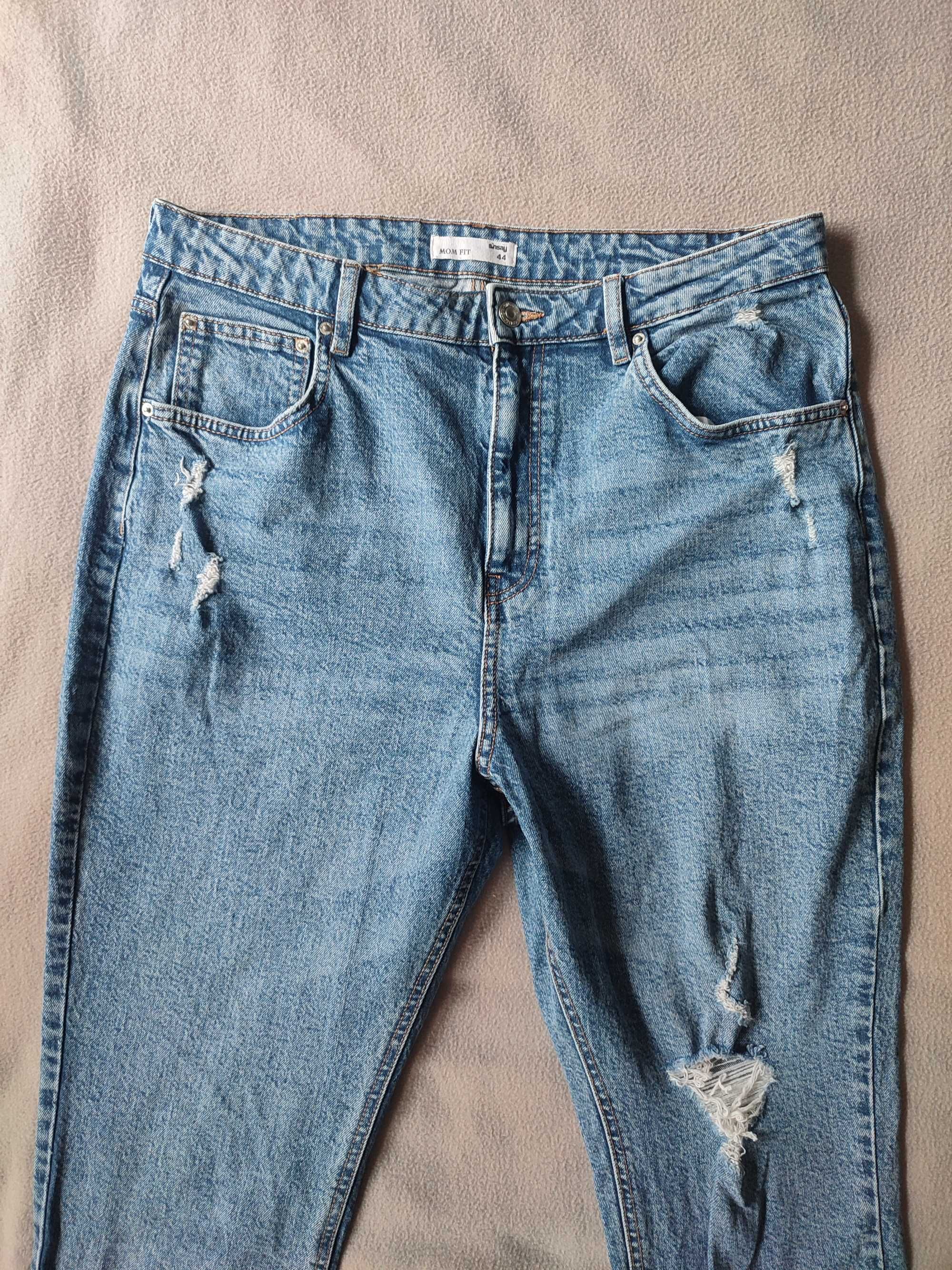 Jeansy mom high waist 44 Sinsay