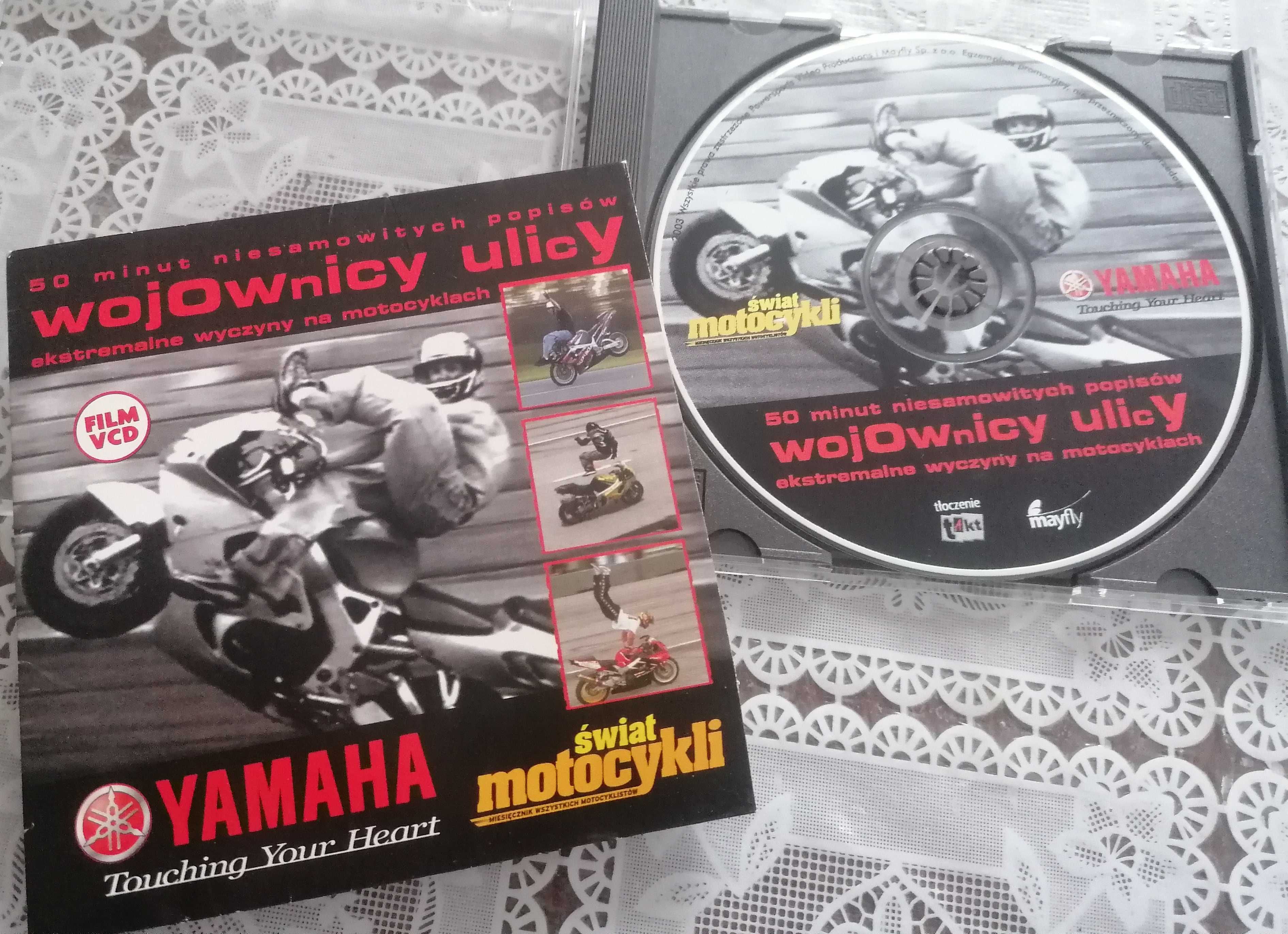 Płyta WOJOWNICY ULICY ekstremalne pokazy na motocyklach FILM DVD