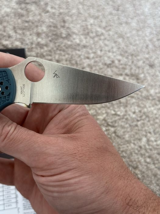 Spyderco Stretch K390 Blade Blue. Складний ніж. Оригінал!
