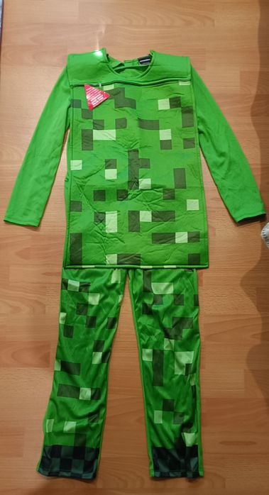 Костюм Minecraft,7-8 років,новий карнавальний костюм Майнкрафт,Creeper