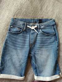 Krótkie jeansowe spodenki marki h&m rozmiar 164
