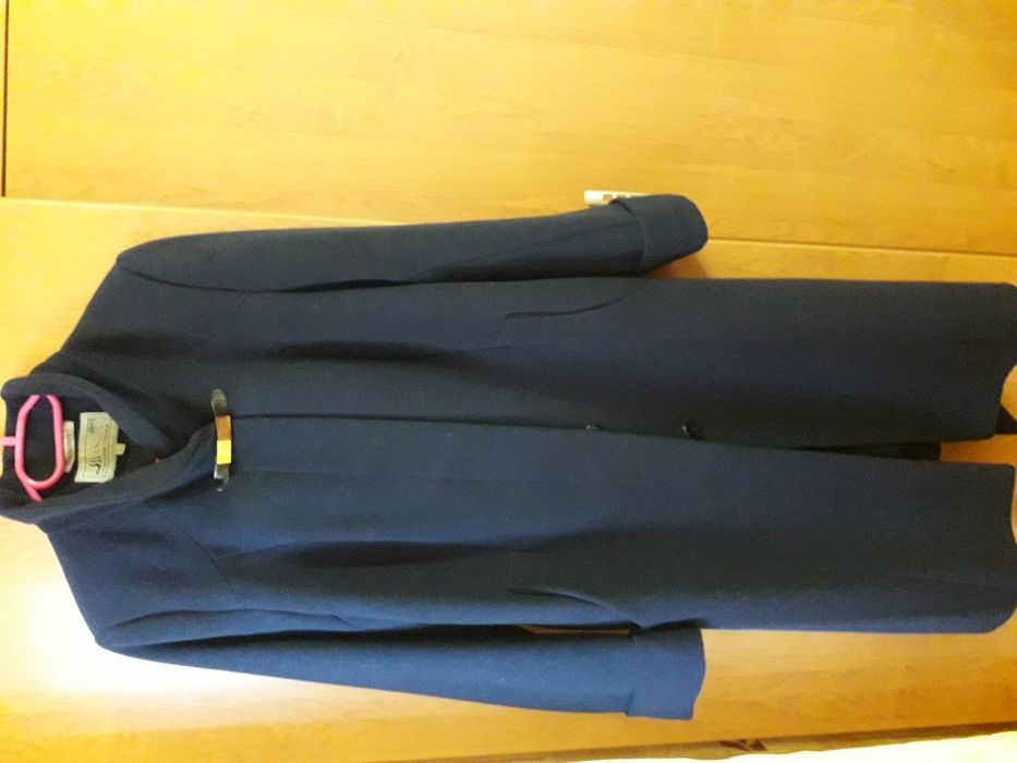 Пальто женс.синее,демис.52 -54р.