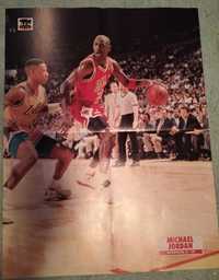 Posters Michael Jordan e Larry Bird anos 90