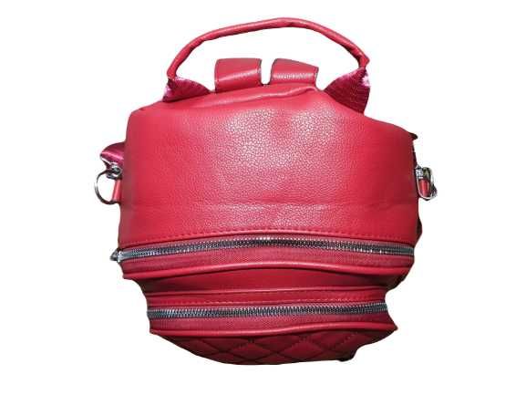 Nowy plecak plecaczek torba na ramię stylowy miejski bordowy czerwony