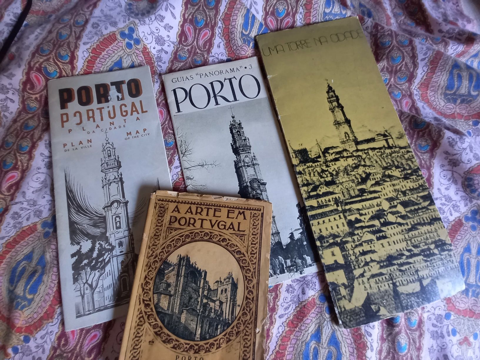 Conjunto documentos antigos sobre o Porto livrinhos folhetos