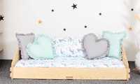 Łóżko drewniane przypodłogowe dla dzieci Fly montessori