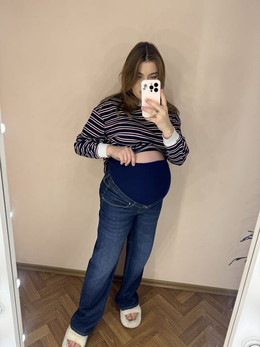 Джинси дня вагітних М та сукня L