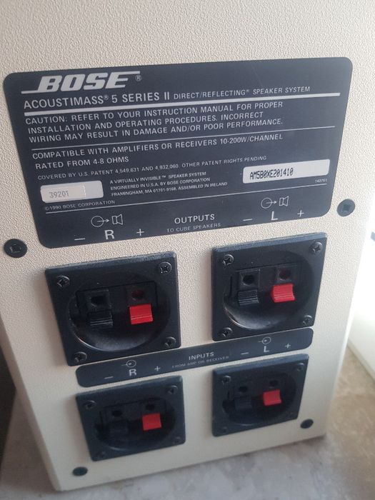 Subwoofer Bose Acoustimass 5 Series 2 direct/reflecting 200 wat