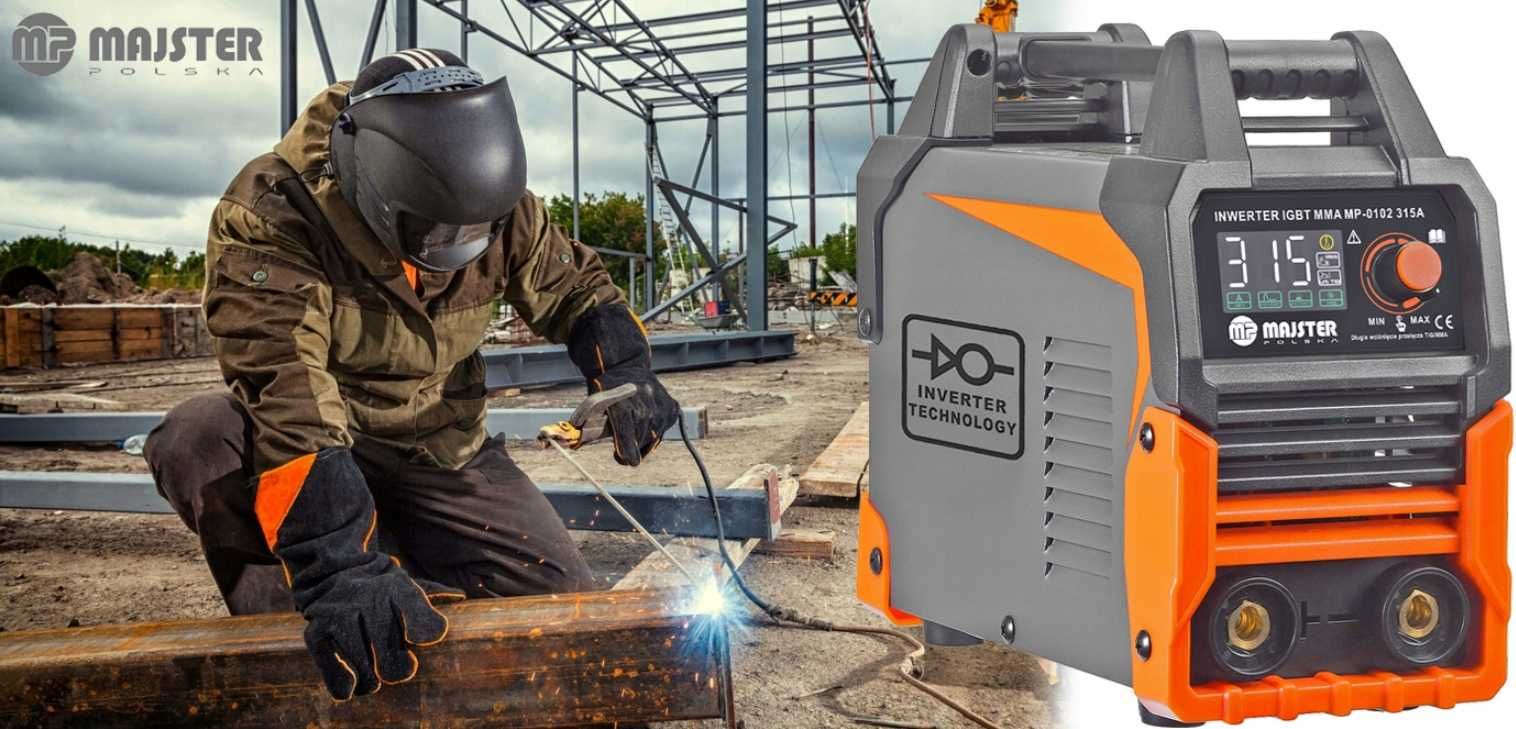 Spawarka Inwertorowa Inwerterowa MMA TIG 315A Majster Polska MP0102