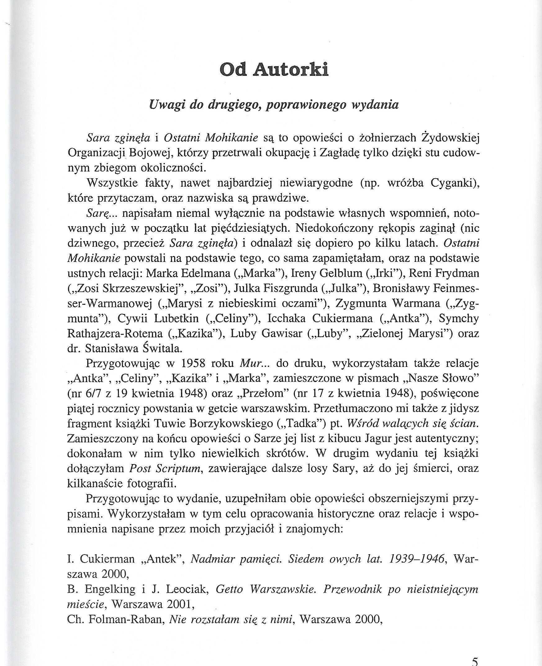 Mur miał dwie strony - Helena Balicka Kozłowska 2002