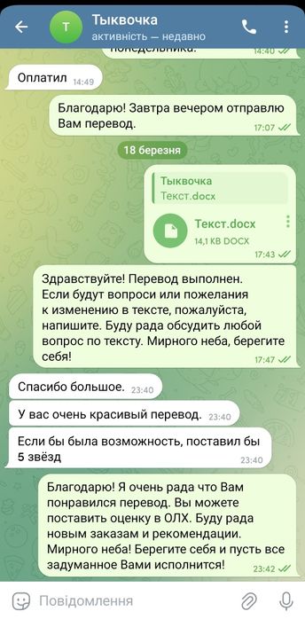 Перевод английский, немецкий, польский. Без посредников. Translator