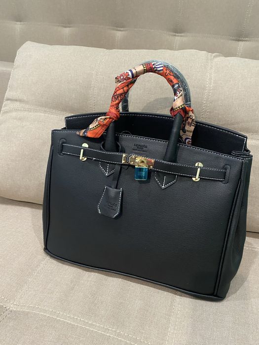 Сумка hermes birkin 35 см чорна