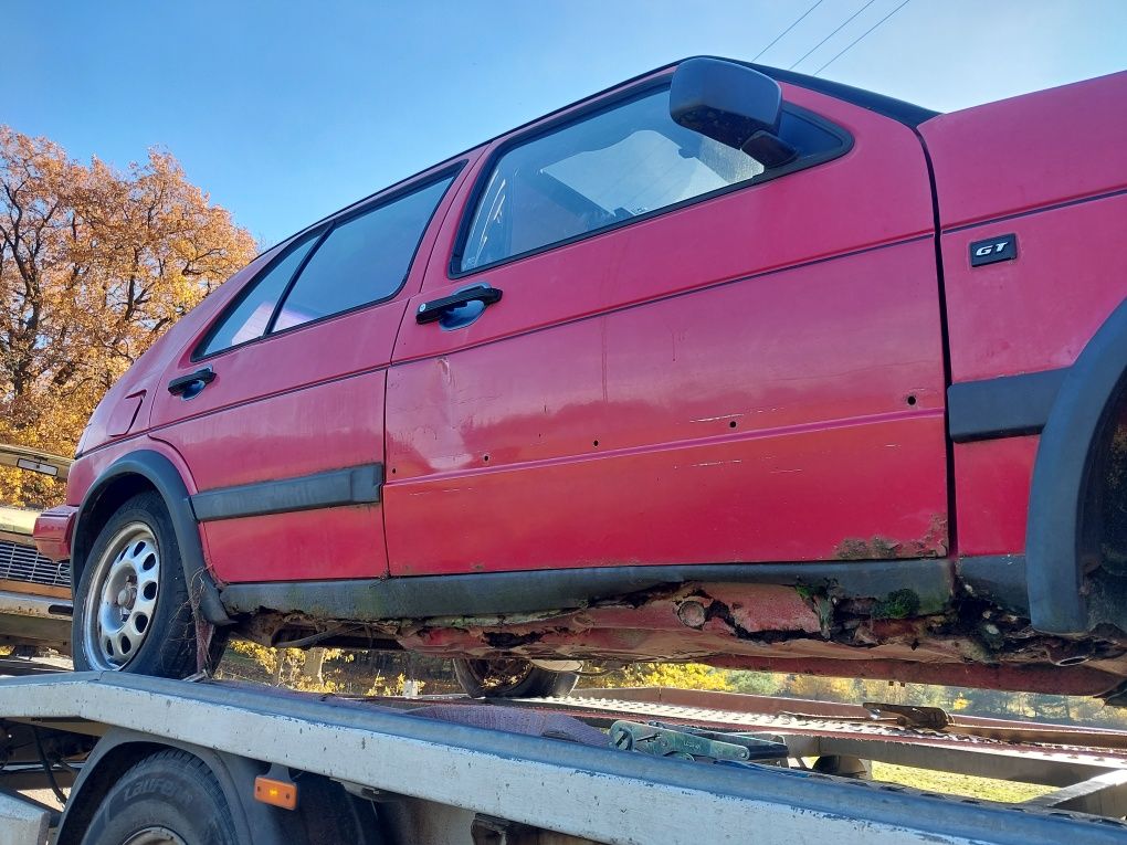 Części vw golf II gt maska silnik skrzynia błotnik drzwi spoiler klapa