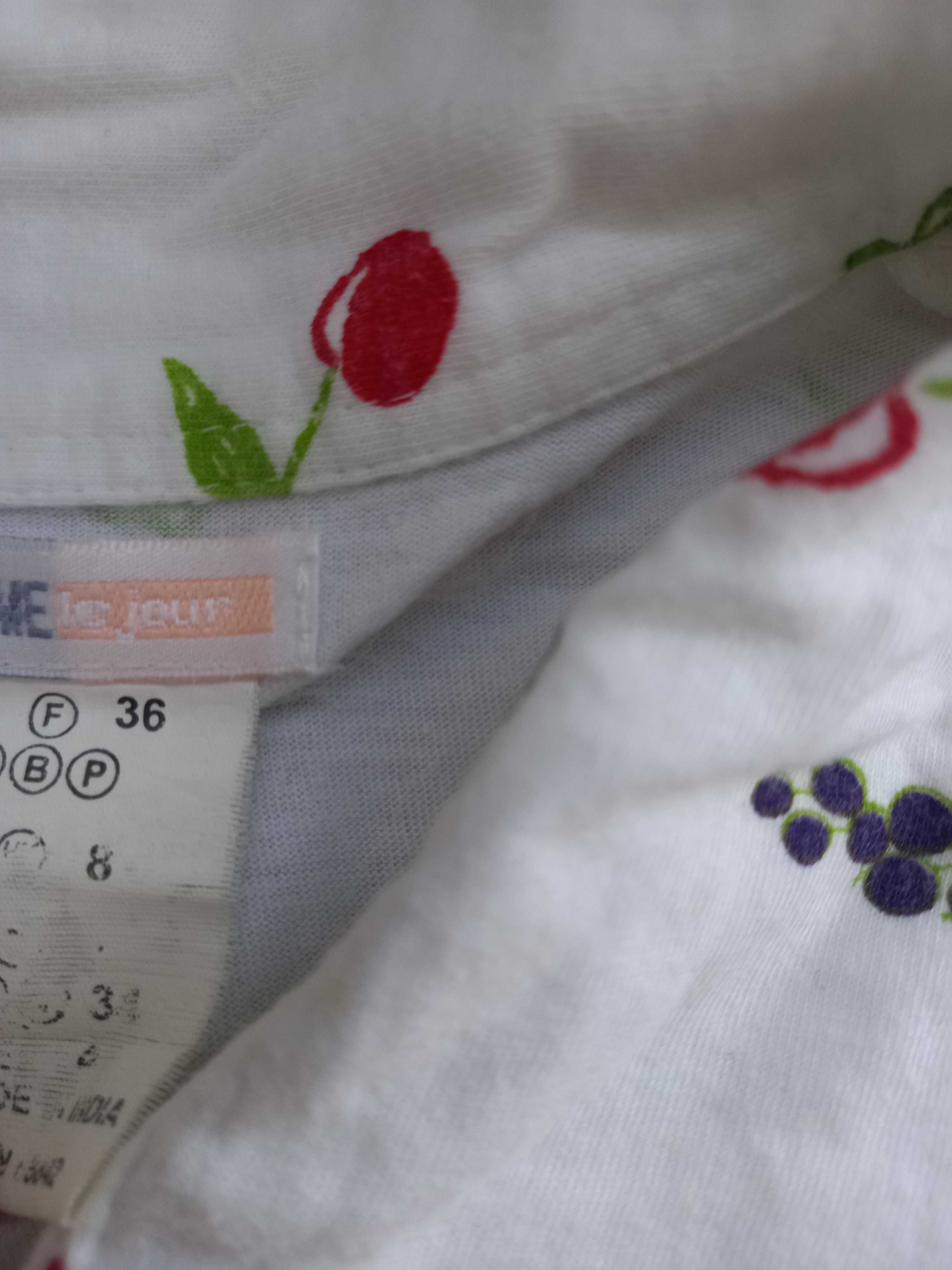 Camisa de noite com padrão tamanho 36