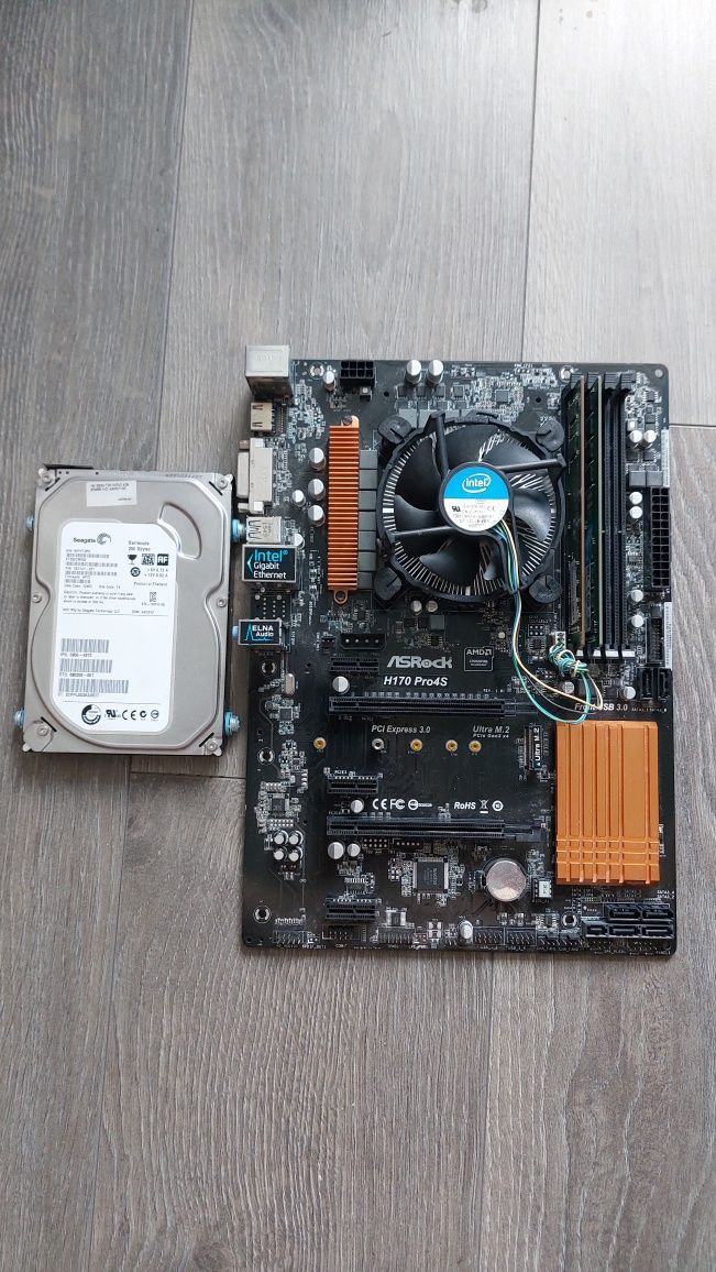 ПК без корпусу AsRock H170 Intel G4400 8Gb
