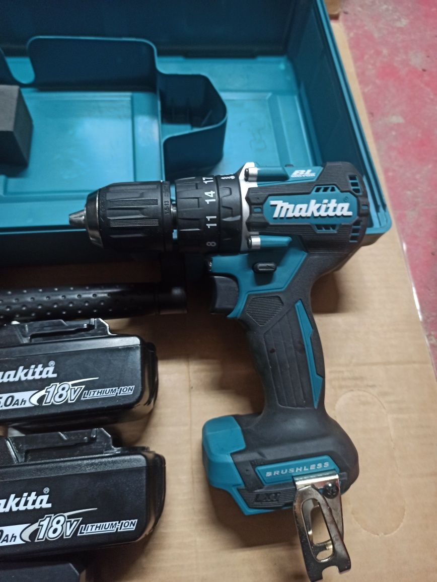 Zestaw Makita Wkrętarka DHP487+Zakrętarka DTD157+2 Baterie 5.0ah