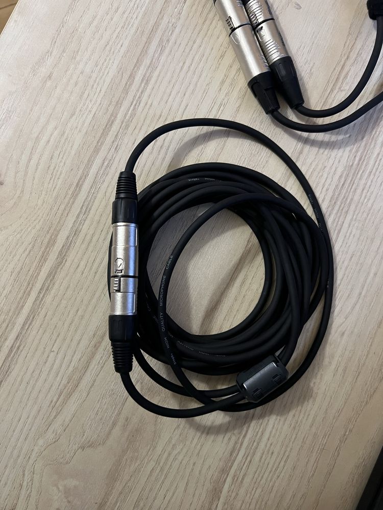 4 Kable XLR STAGG - rozna długość
