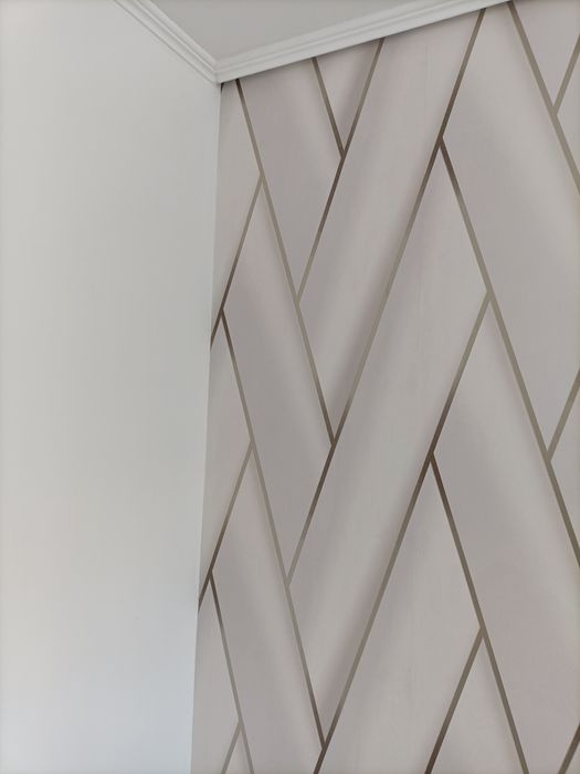 Decoração com papel de Parede.