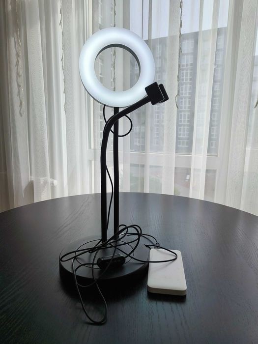 Лампа та штатив для телефона IKEA LANESPELARE LED-ідеально для блогера