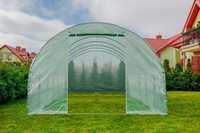 TUNEL FOLIOWY 18m² OGRODOWY 6x3x2 m Wzmocniona Konstrukcja Profil 25mm