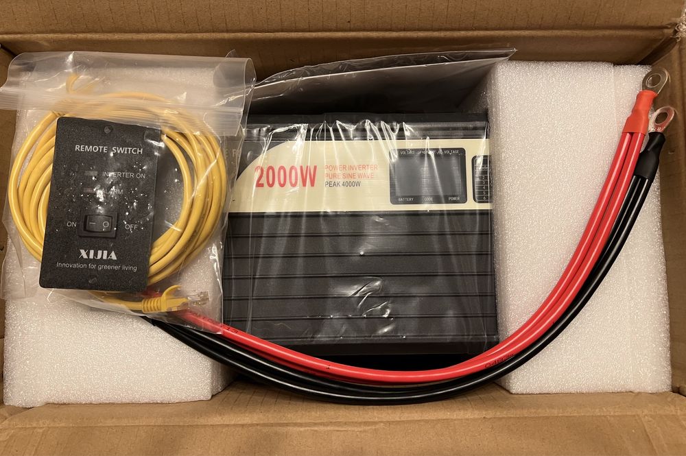 Инвертор Swipower Чистый синусоидальный 12/24/48V 2000/3000W Інвертор