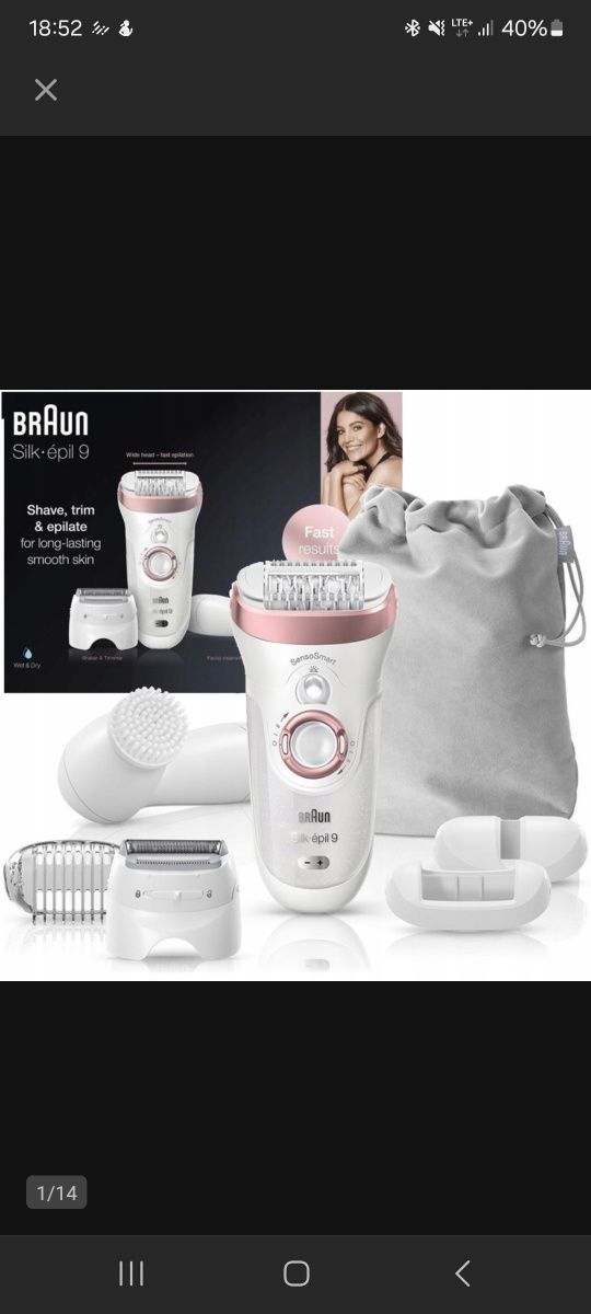 Braun silk epil 9 depilator