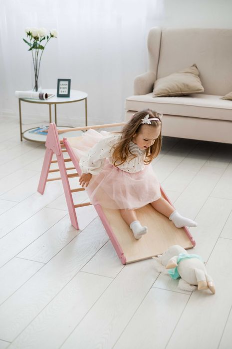 Дитячий спортивний комплекс | Трикутник Піклер Рожевий | Подарунок