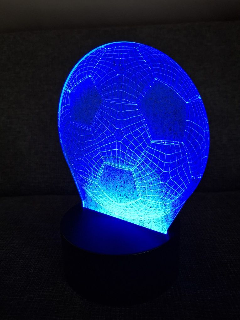 Lampka biurkowa nocna piłka Led nowa