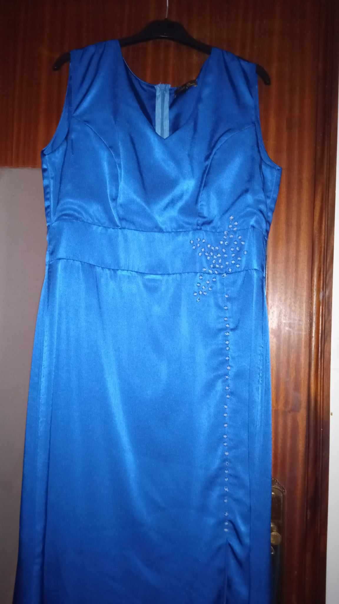 Vestido de Cerimonia Azulão