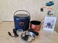 Multicooker samochodowy 2 l 12/24/220V DMWD w samochodzie ciężarówki