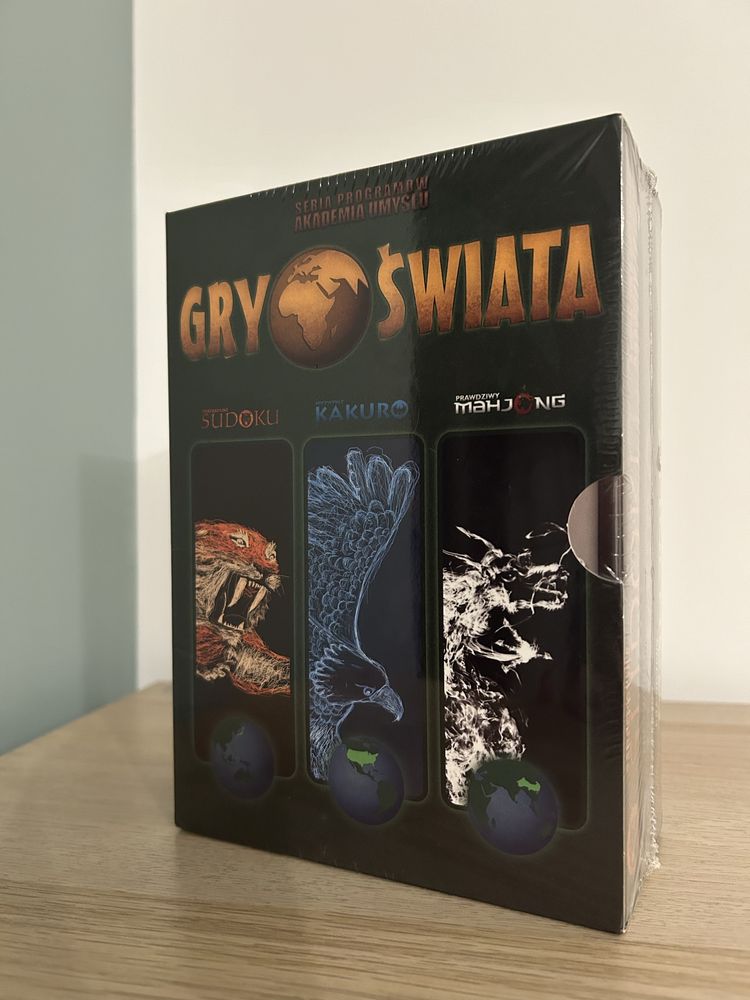NOWE! Gry Świata - Trójpak (Sudoku, Kakuro, Mahjong)