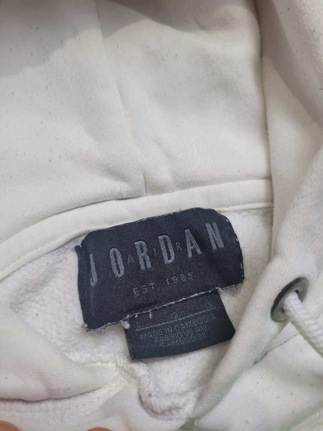 Biała bluza Jordan quai 54 hoodie nba