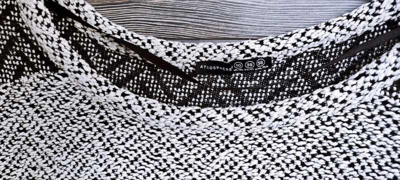 Sweter damski biały, czarny NA SYLWESTRA, ZIMA #y2k #00s #oversize