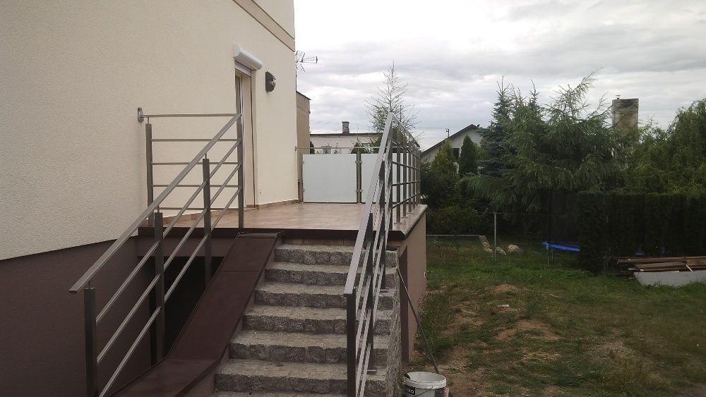 Balustrady, poręcze stal nierdzewna, kwasoodporna