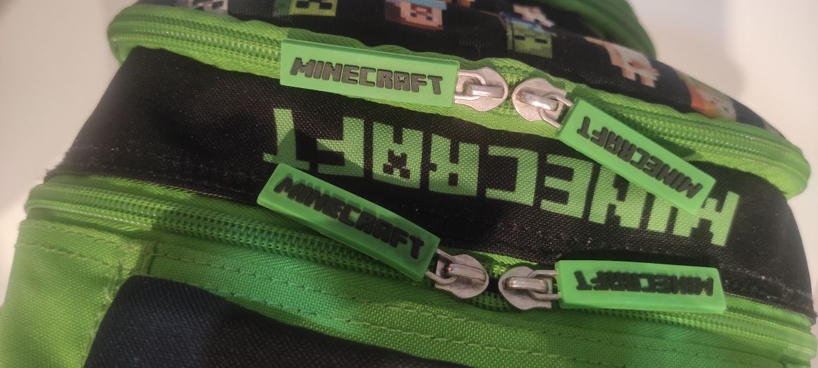 Plecak + piórnik Minecraft 1-3