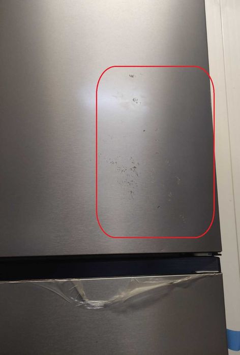Lodówka HISENSE RM469N4ACE No Frost 200cm 386L Szara OUTLET 30IG71/12
