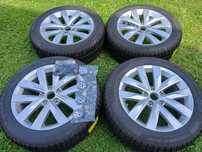 Koła NOWE Passat B8 T-Roc Touran Caddy czujniki 215/55/17 Pirelli FVAT