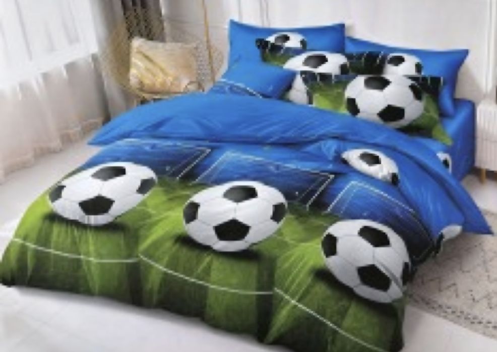 Nowa pościel piłka nożna 160x200