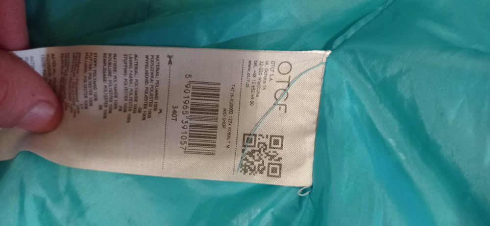 Kurtka puchowa 4F M jesienna damska przejsciowka