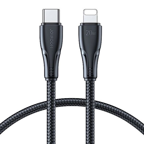 Kabel Joyroom S-cl020a11 Lightning - Usb-c 20w 480Mb/s 0,25m - czarny