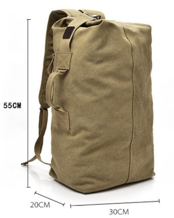 Mochila Militar - BigBag 35 litros - Caqui - ARTIGO NOVO