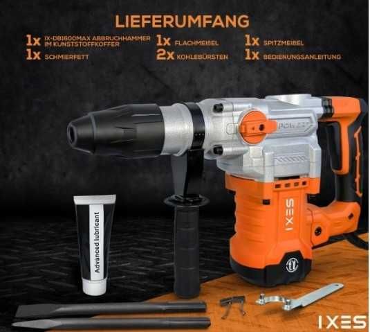 Wiertarka udarowa IXES IX-DB1600Max 10J 1600W SDSMAX