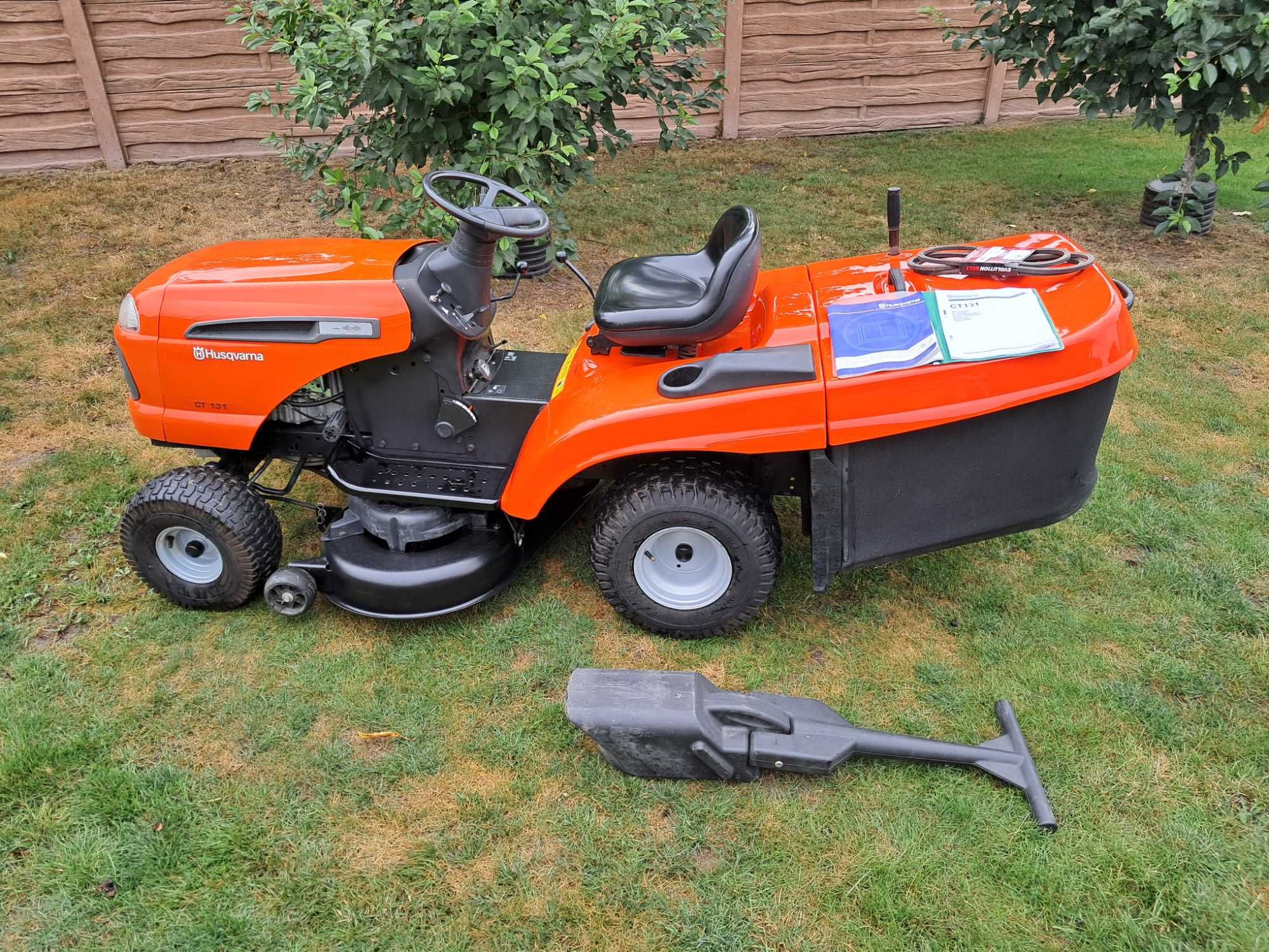 Traktorek kosiarka z koszem Husqvarna Briggs&stratton
