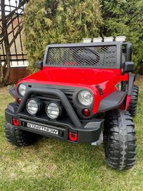 NOWY DUŻY JEEP Dwuosobowy samochód na akumulator dla dzieci 4x4 PILOT