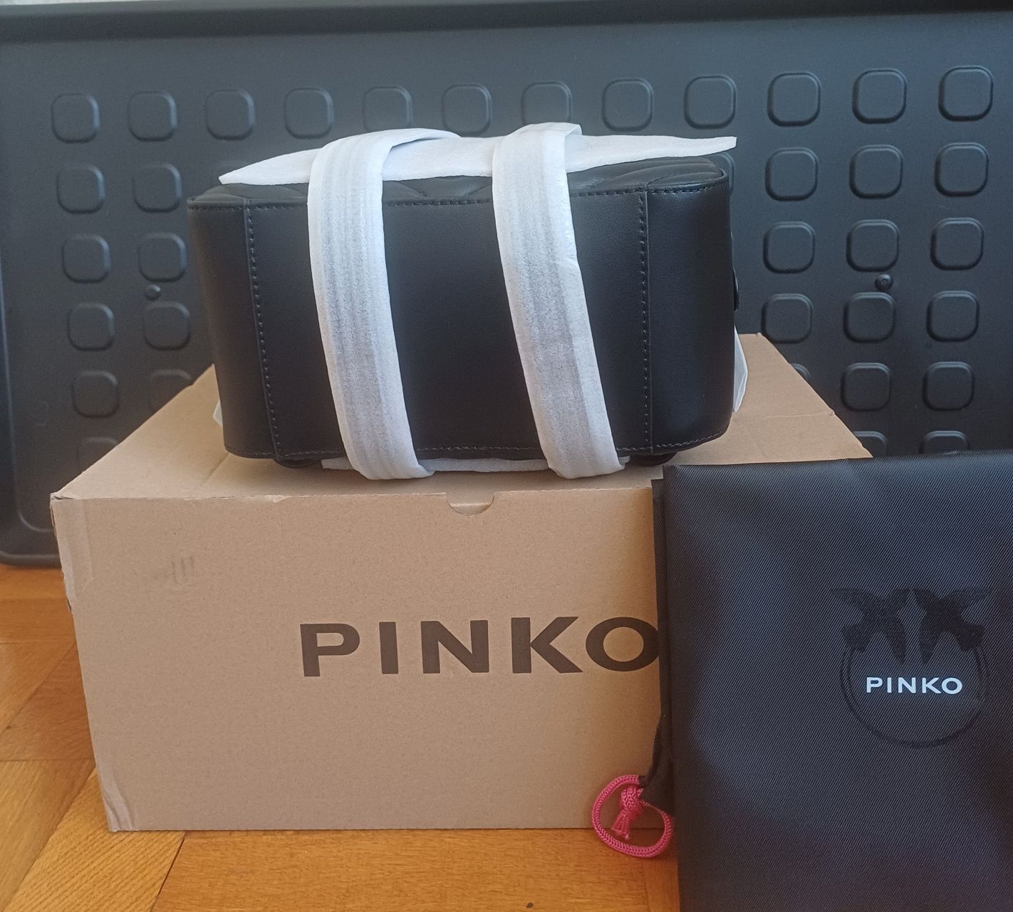 PINKO plecak Vitello Morbido Oryginalny