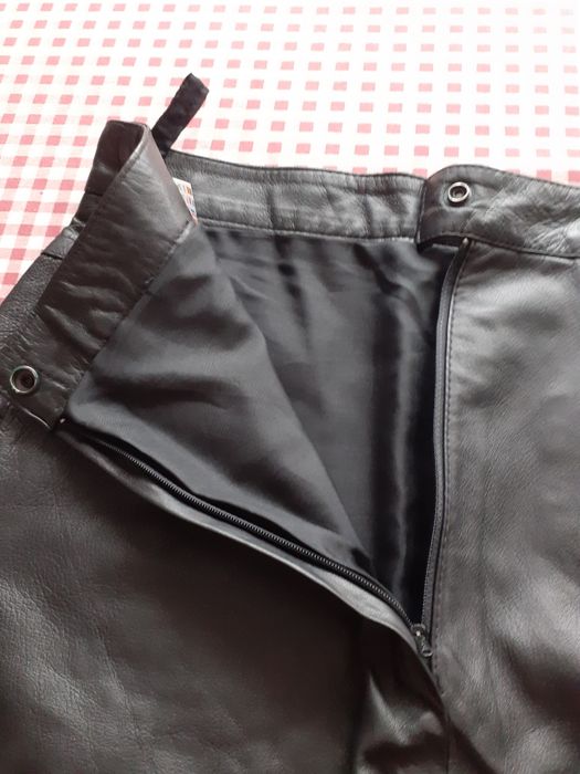 Spódnica że skóry naturalnej