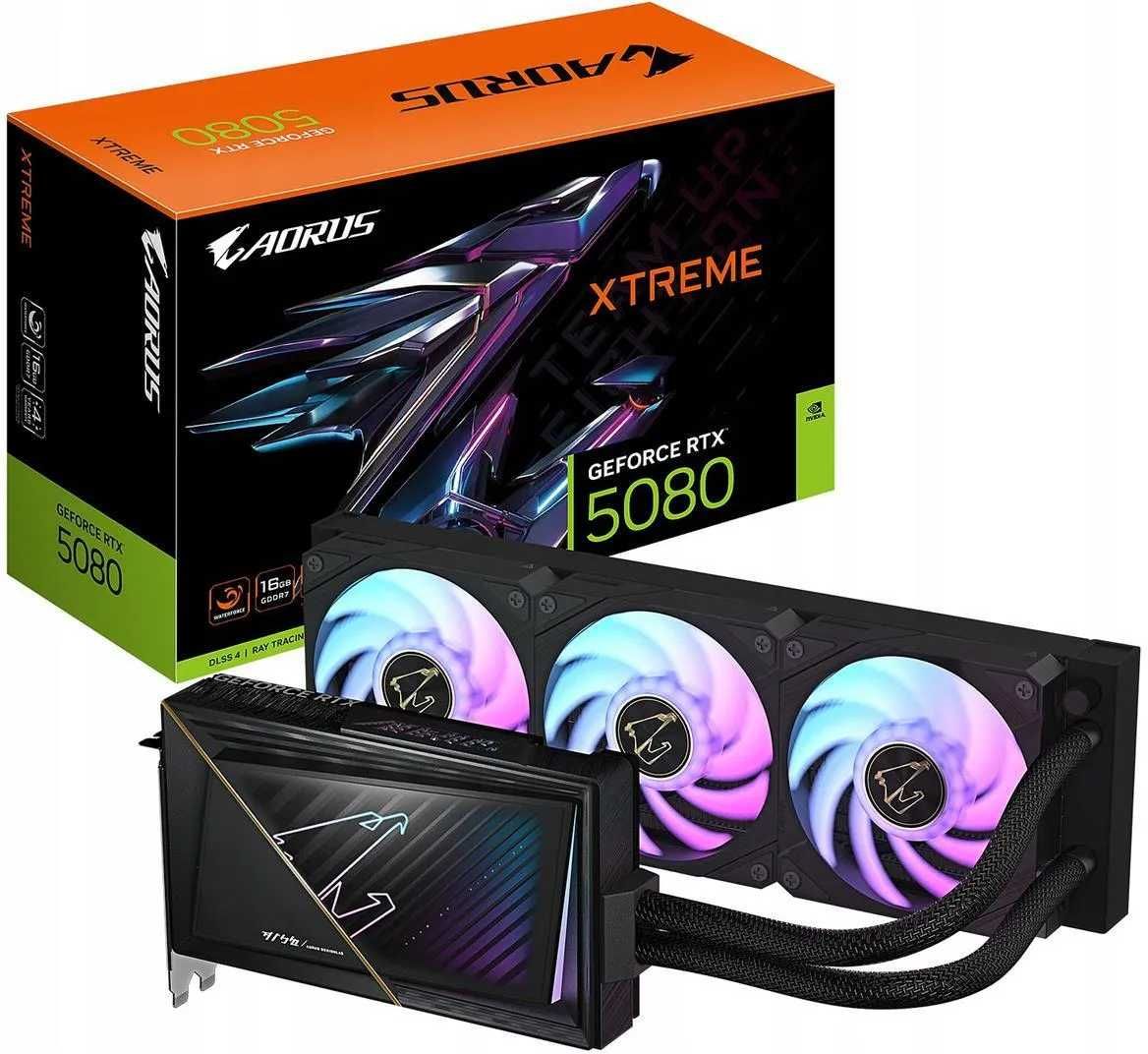 Karta graficzna RTX 5080 Xtreme AORUS  Waterforce 16GB GDDR7 DLSS4