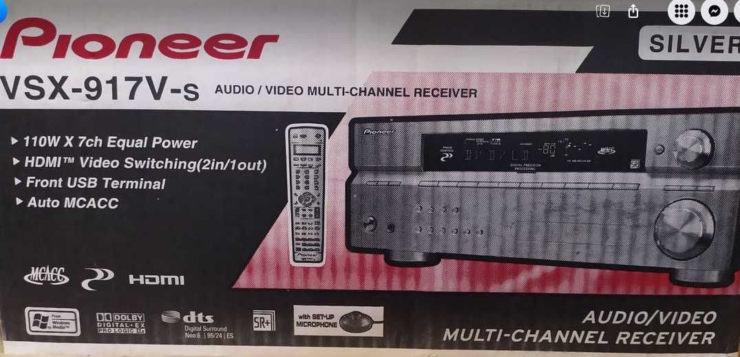 Ресивер многоканальный аудио/видео Pioneer VSX-917v-s/-k